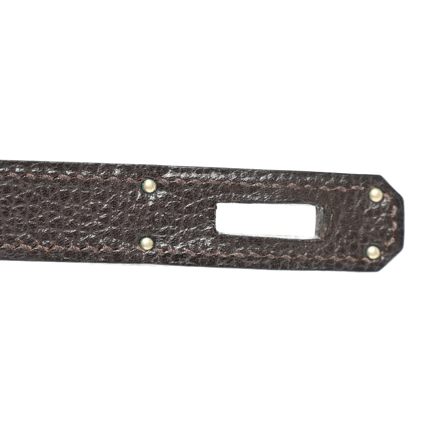 Hermes Vache Liegee Kelly Sellier 32 Chocolate 9 of 14