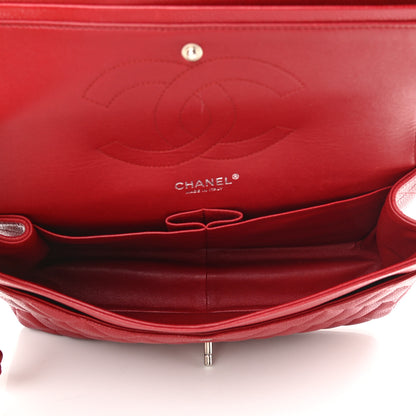 Chanel Caviar Quilted Jumbo Double Flap Red 5 of 11