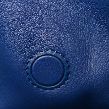 Loewe Satin Calfskin Monochrome Flamenco Knot Clutch Deep Purple Glaze 10 of 10