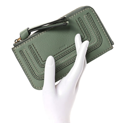 Chloe Grained Calfskin Medium Marcie Zip Card Holder Mint 2 of 8