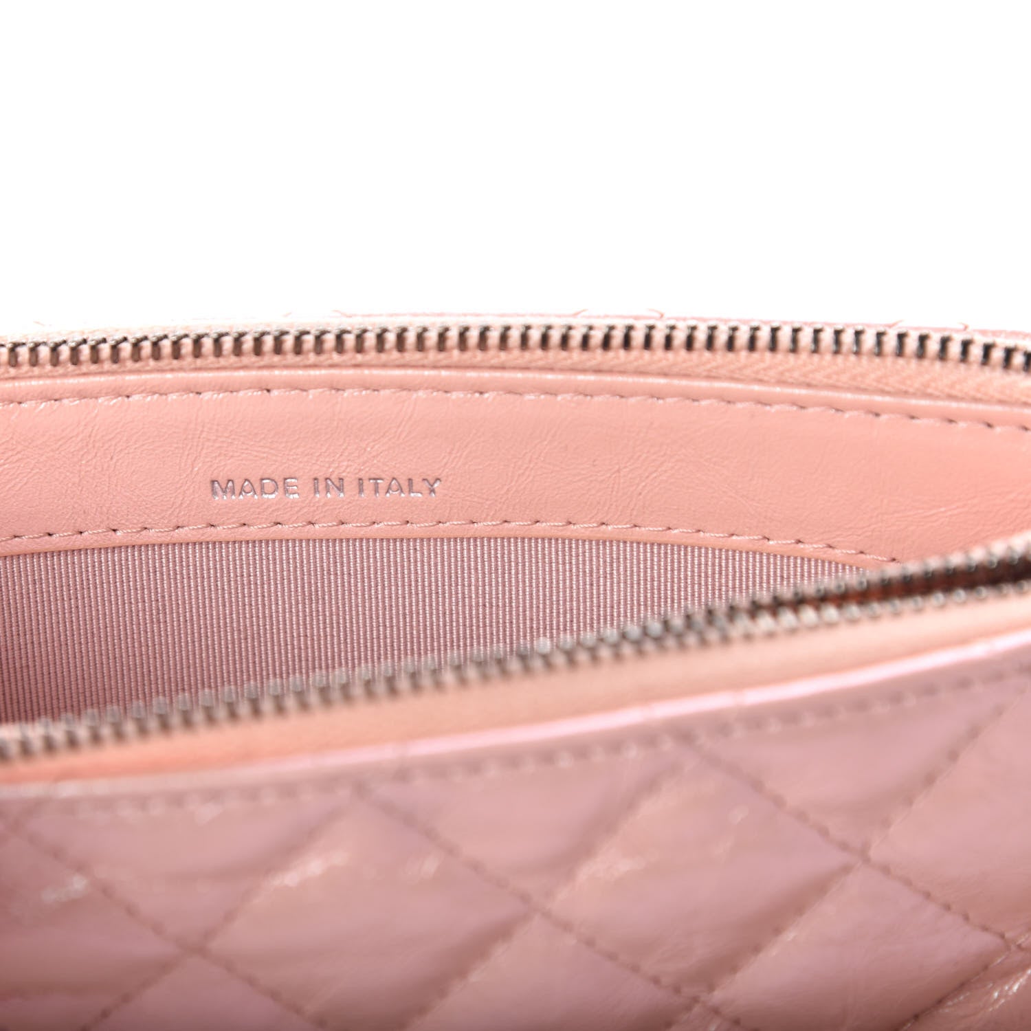 Chanel Iridescent Lambskin Calfskin Quilted Small Gabrielle Clutch With Chain Light Pink 6 of 10
