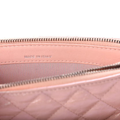 Chanel Iridescent Lambskin Calfskin Quilted Small Gabrielle Clutch With Chain Light Pink 6 of 10