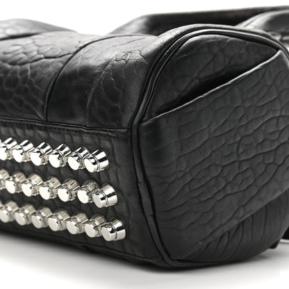 Alexander Wang Pebbled Lambskin Mini Rockie Black Rhodium Hardware 7 of 9