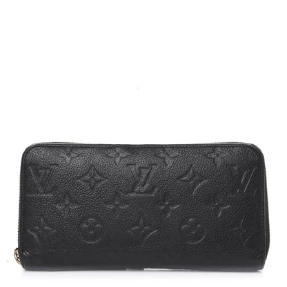 Louis Vuitton Empreinte Zippy Wallet Black 1 of 9