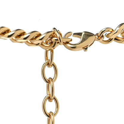 Christian Dior Metal 30 Montaigne Chain Choker Necklace Gold 4 of 5