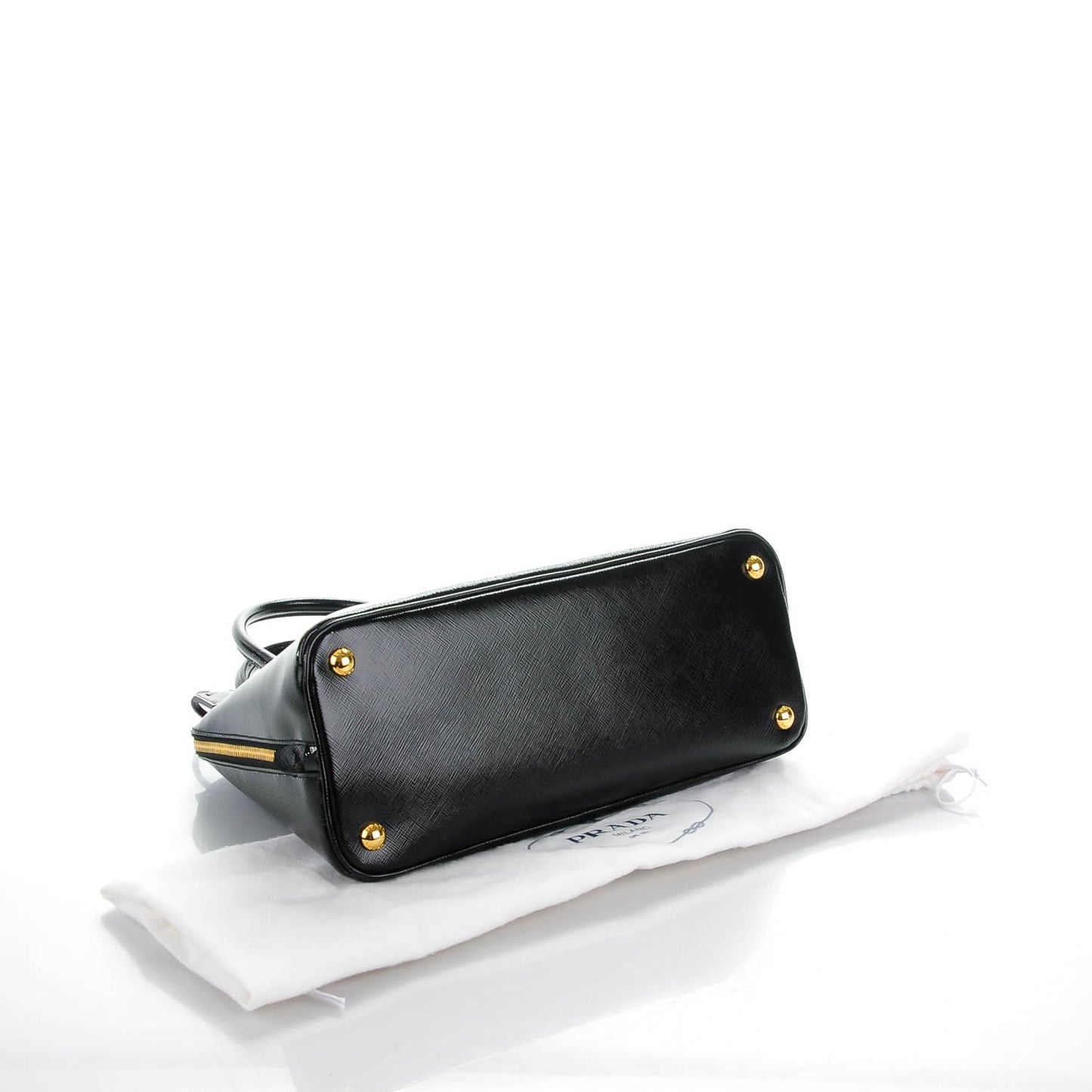Saffiano Vernice Medium Promenade Tote Black