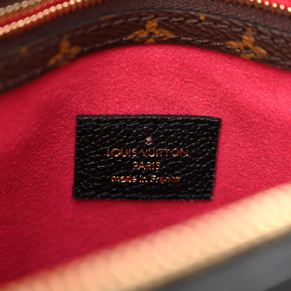 Louis Vuitton Calfskin Monogram Teddy Speedy Bandouliere 30 Black 6 of 9