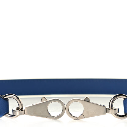 Hermes Calfskin Shoulder Strap Bleu Brighton 4 of 4