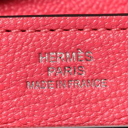 Hermes Chevre Mysore Kelly Longue Wallet Rose Azalee 9 of 14