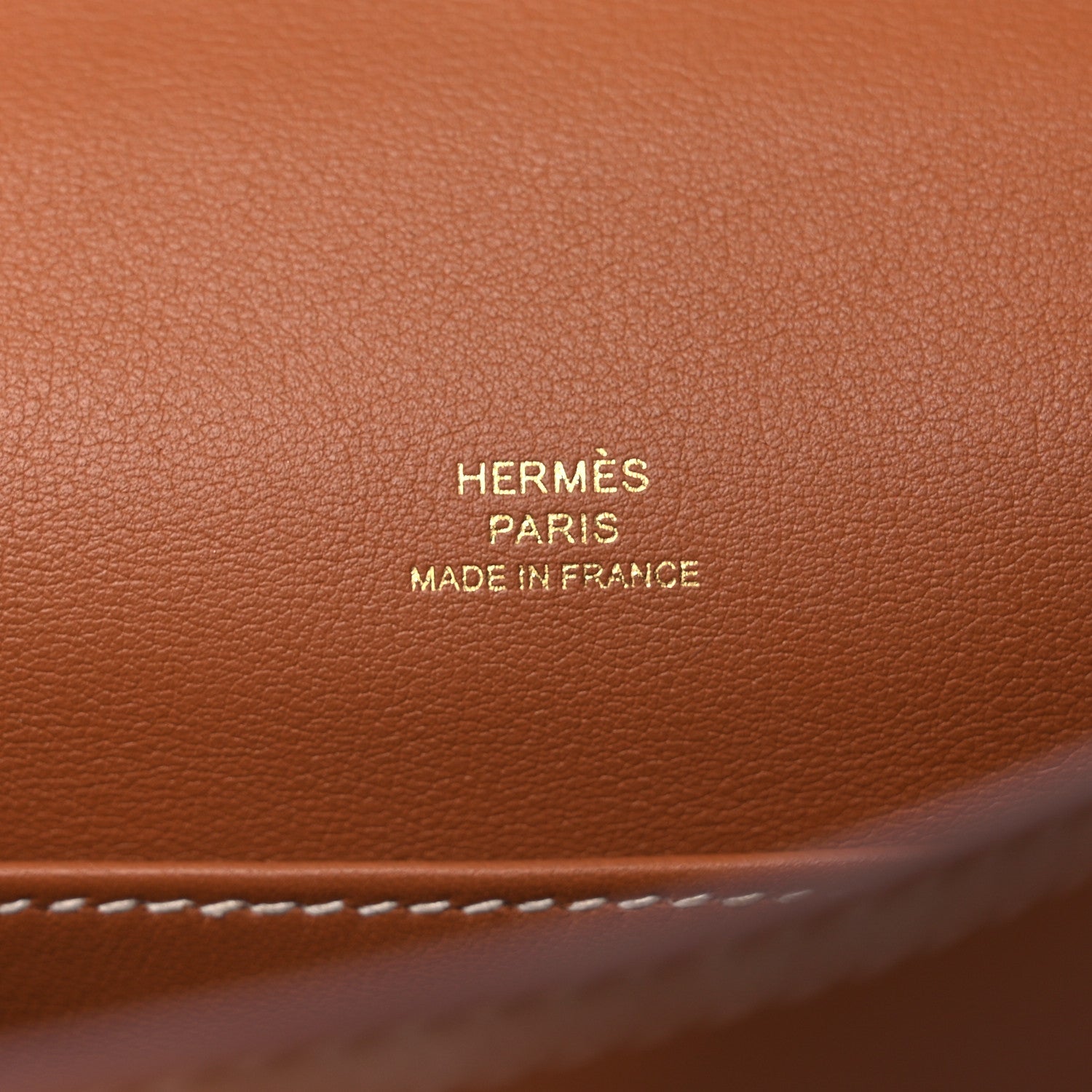 Hermes Swift Kelly Pochette Clutch Gold 6 of 11
