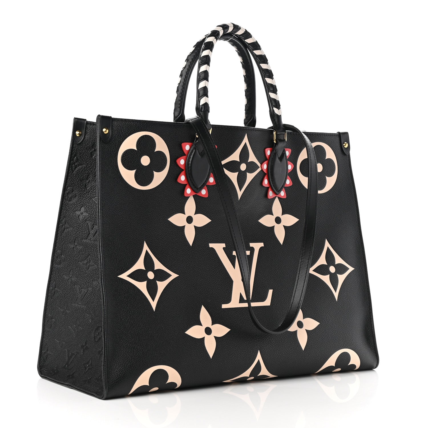 Louis Vuitton Empreinte Monogram Giant Crafty Onthego GM Black Creme 3 of 9