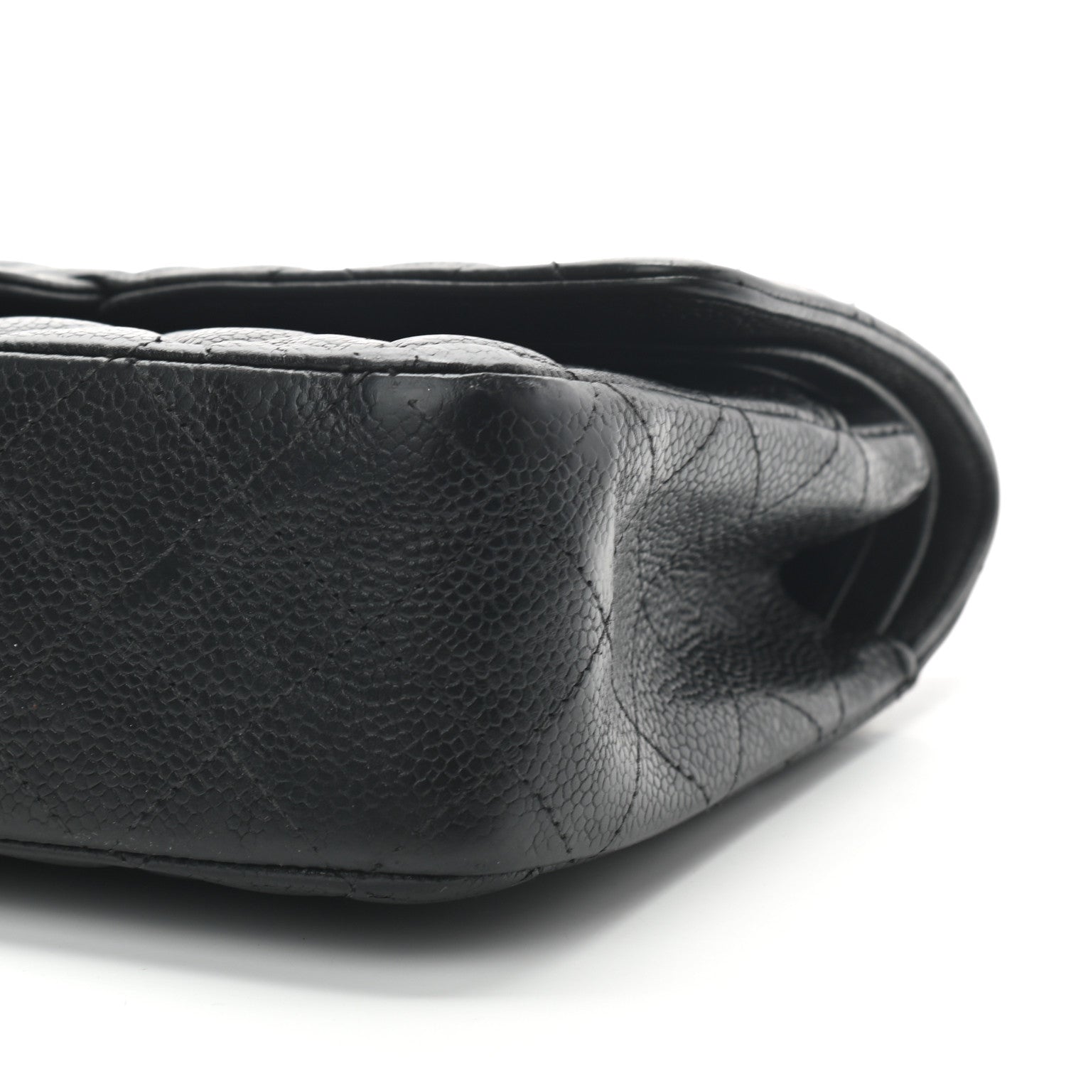 Chanel Caviar Quilted Medium Double Flap Black 8 of 8