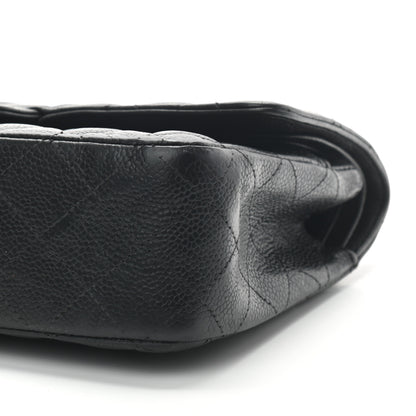 Chanel Caviar Quilted Medium Double Flap Black 8 of 8