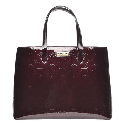 Louis Vuitton Vernis Wilshire MM Amarante 1 of 6