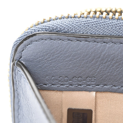 Chloe Crocodile Embossed Calfskin C Small Purse Faded Blue 8 of 11