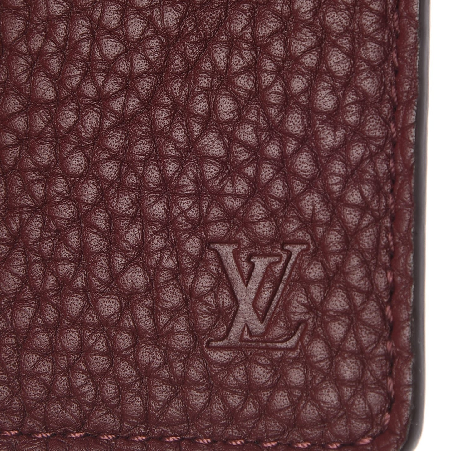 Taurillon Card Holder Bordeaux