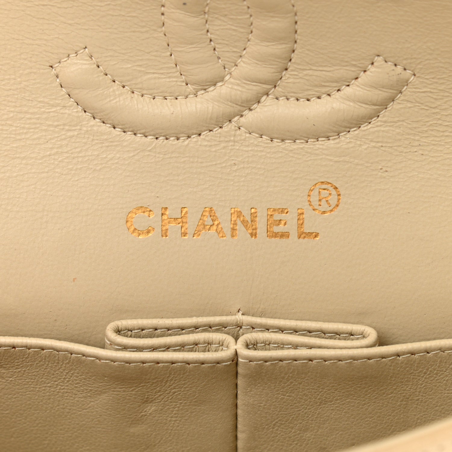 Chanel Lambskin Quilted Small Double Flap Beige 6 of 18