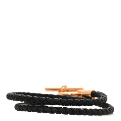 Hermes Swift Glenan Double Tour Bracelet T2 Black 3 of 6