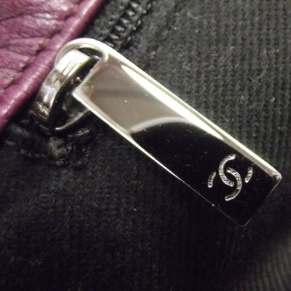 Chanel Lambskin Lax E/W Flap Purple 11 of 12
