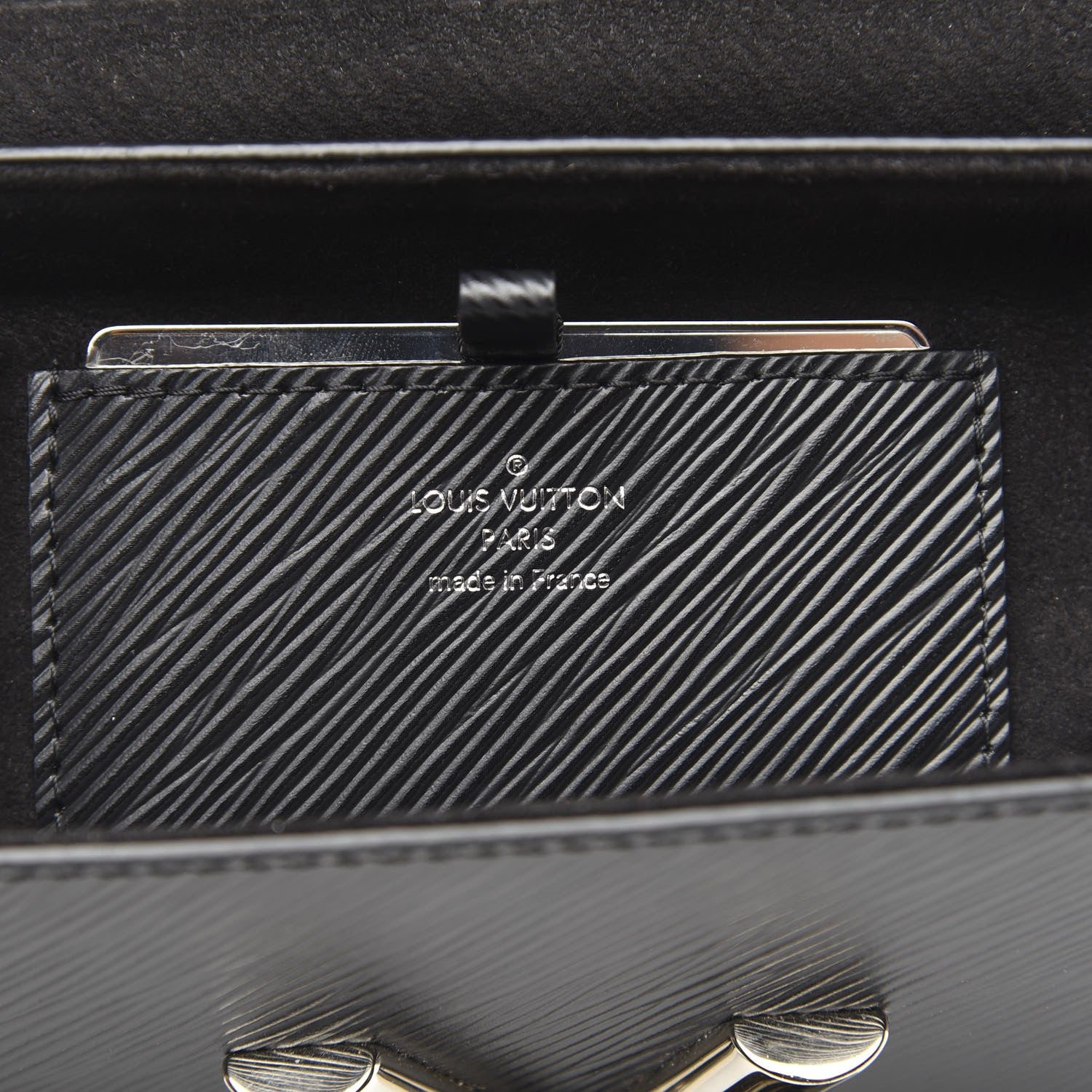 Louis Vuitton Epi Twist Shoulder Bag MM Black 7 of 11