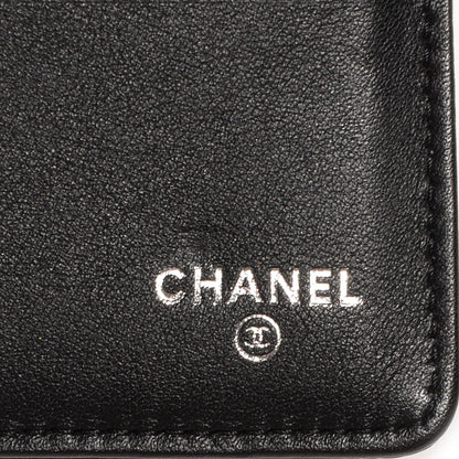 Chanel Caviar Long Flap Wallet Black 7 of 9