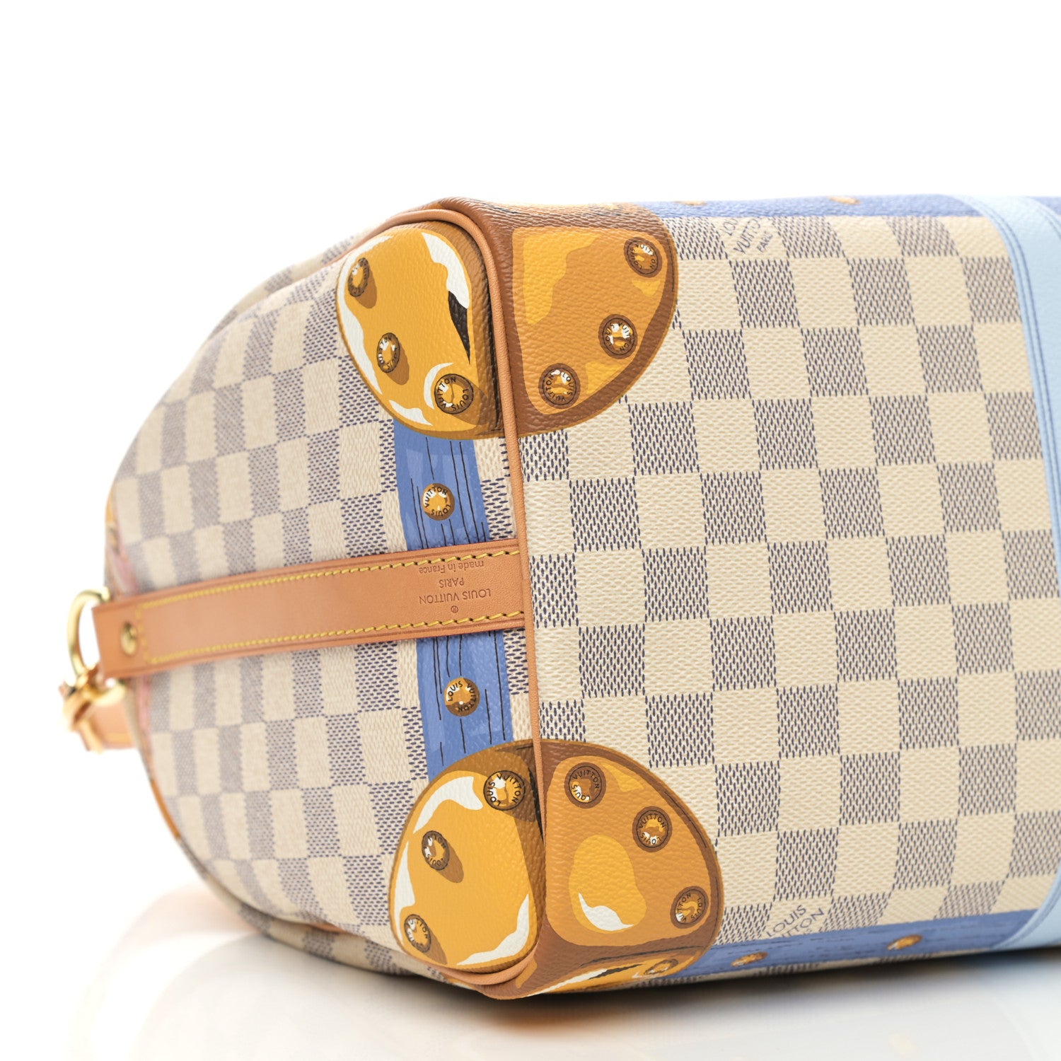 Louis Vuitton Damier Azur Summer Trunks Speedy Bandouliere 30 9 of 10