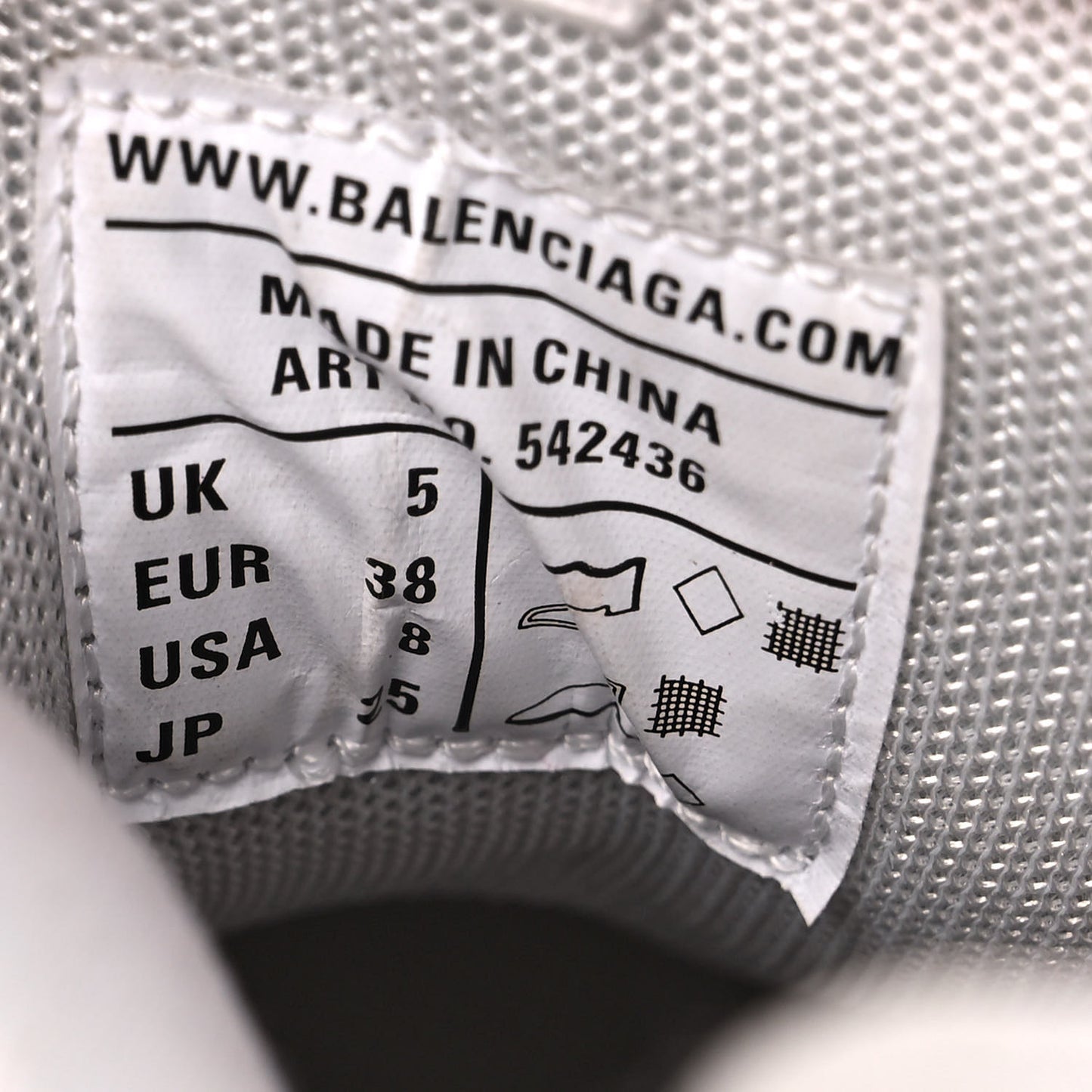 Rubber Mesh Fabric Monocolor Recycled Sole Womens Track Sneakers 38 White