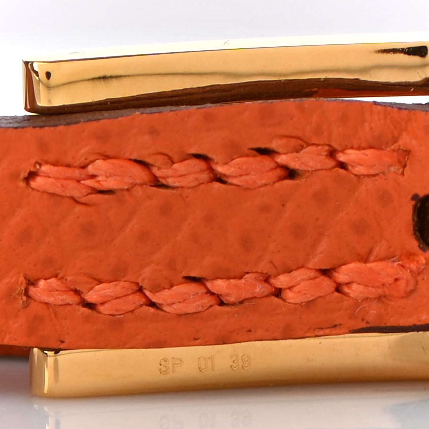 Hermes Epsom Behapi Double Tour Bracelet T4 Feu 5 of 5