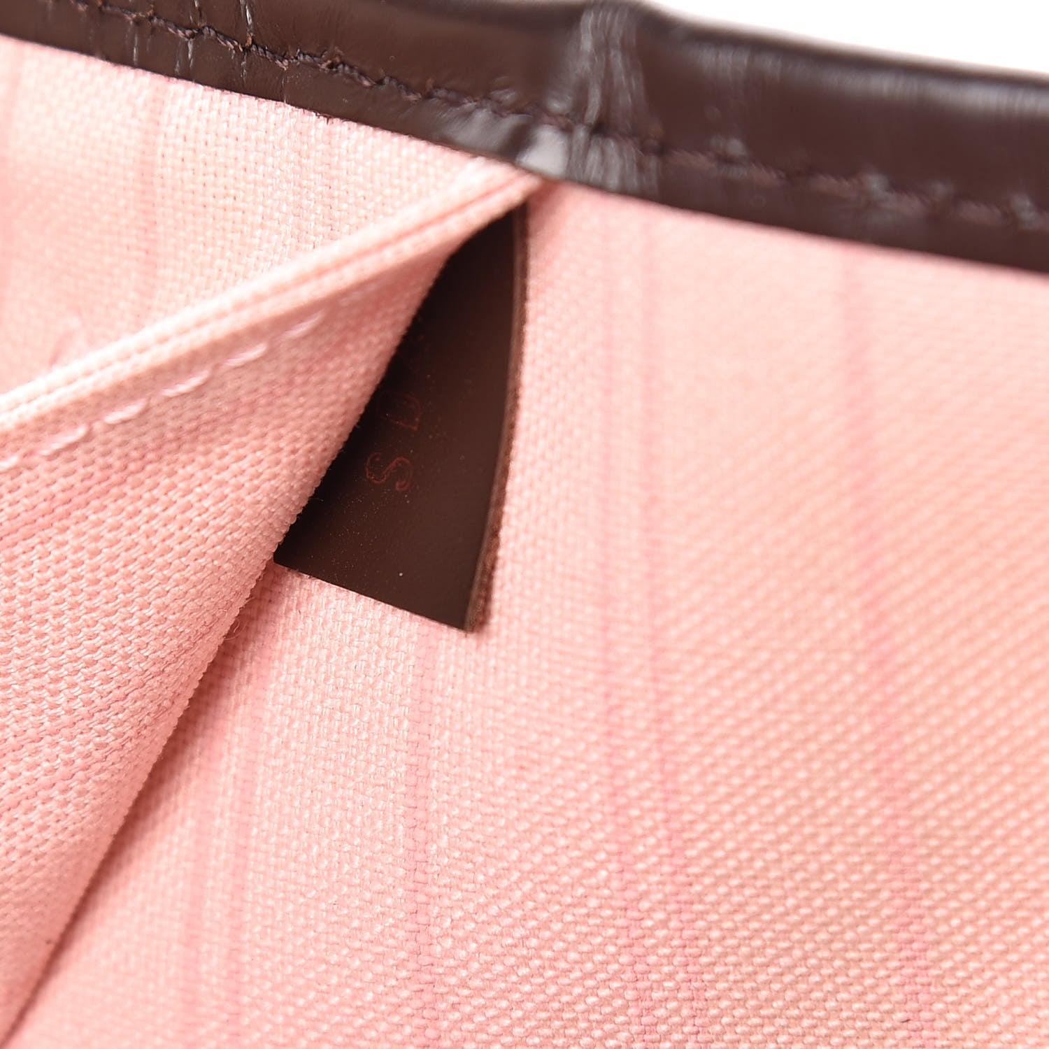 Louis Vuitton Damier Ebene Neo Neverfull MM Rose Ballerine 8 of 13
