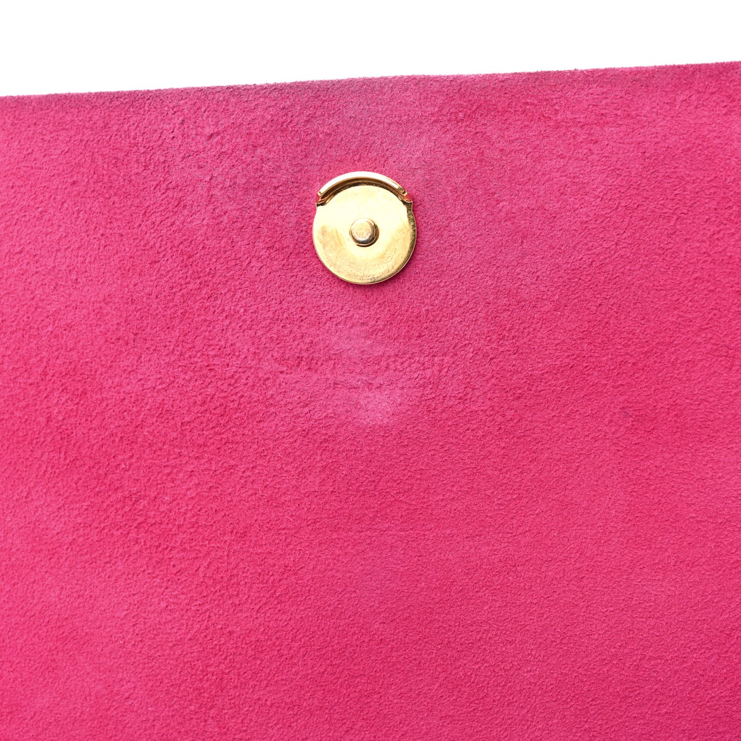 Suede Medium Monogram Kate Tassel Shoulder Bag Lipstick Fuchsia
