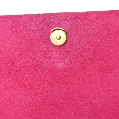 Saint Laurent Suede Medium Monogram Kate Tassel Shoulder Bag Lipstick Fuchsia 15 of 19