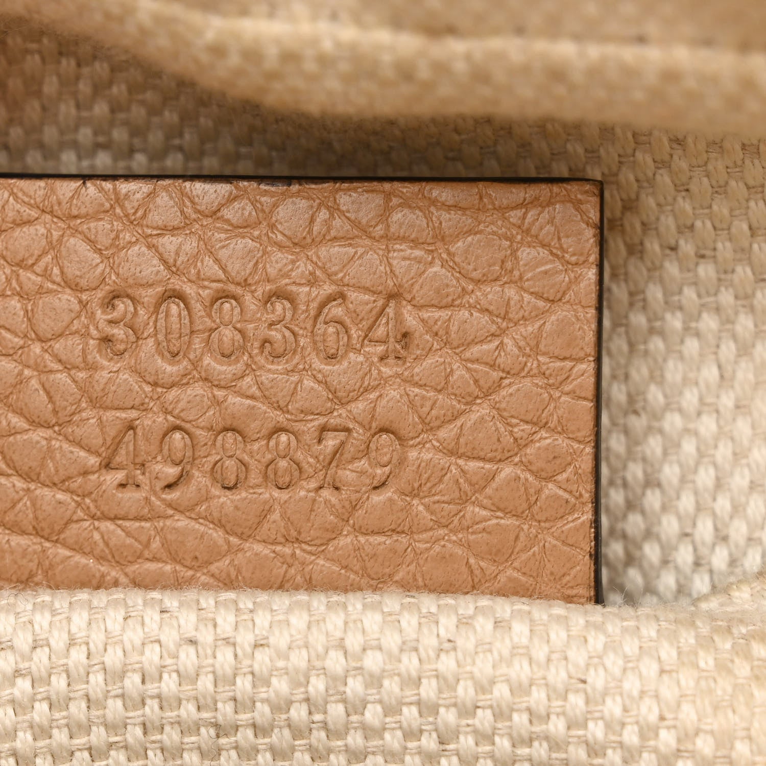Gucci Pebbled Calfskin Small Soho Disco Bag Camelia 7 of 17