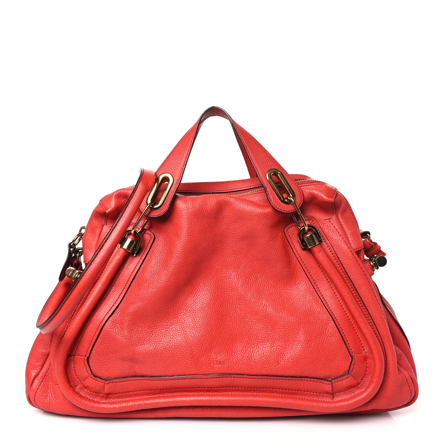 Calfskin Large Paraty Orange Mechanic