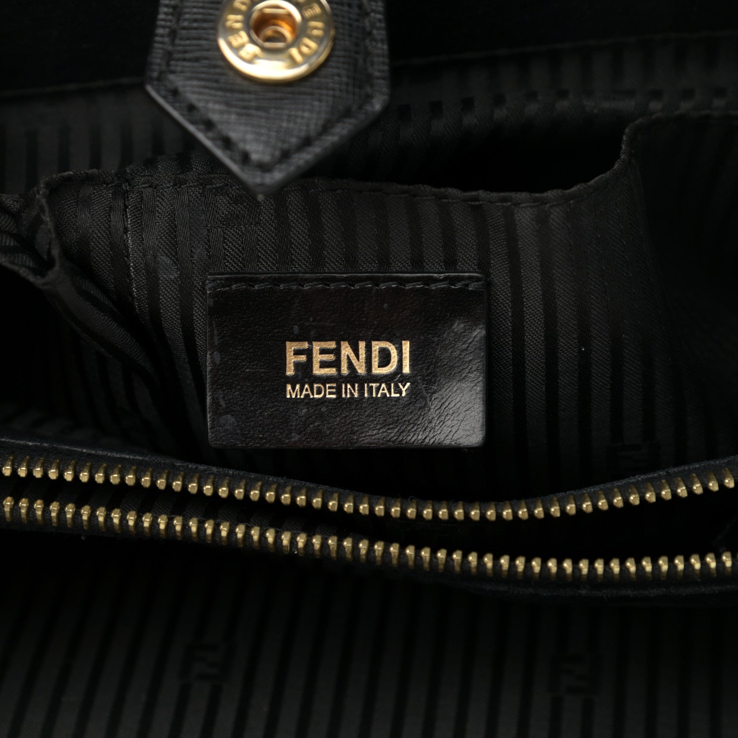 Fendi Vitello Elite Regular 2Jours Tote Black 6 of 18