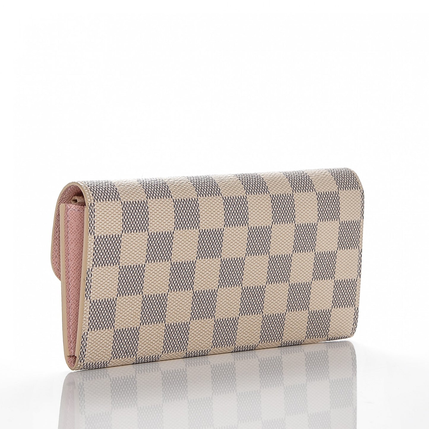 Damier Azur Emilie Wallet Rose Ballerine