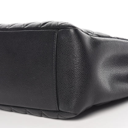Chanel Caviar Quilted Grand Shopping Tote GST Black 9 of 13