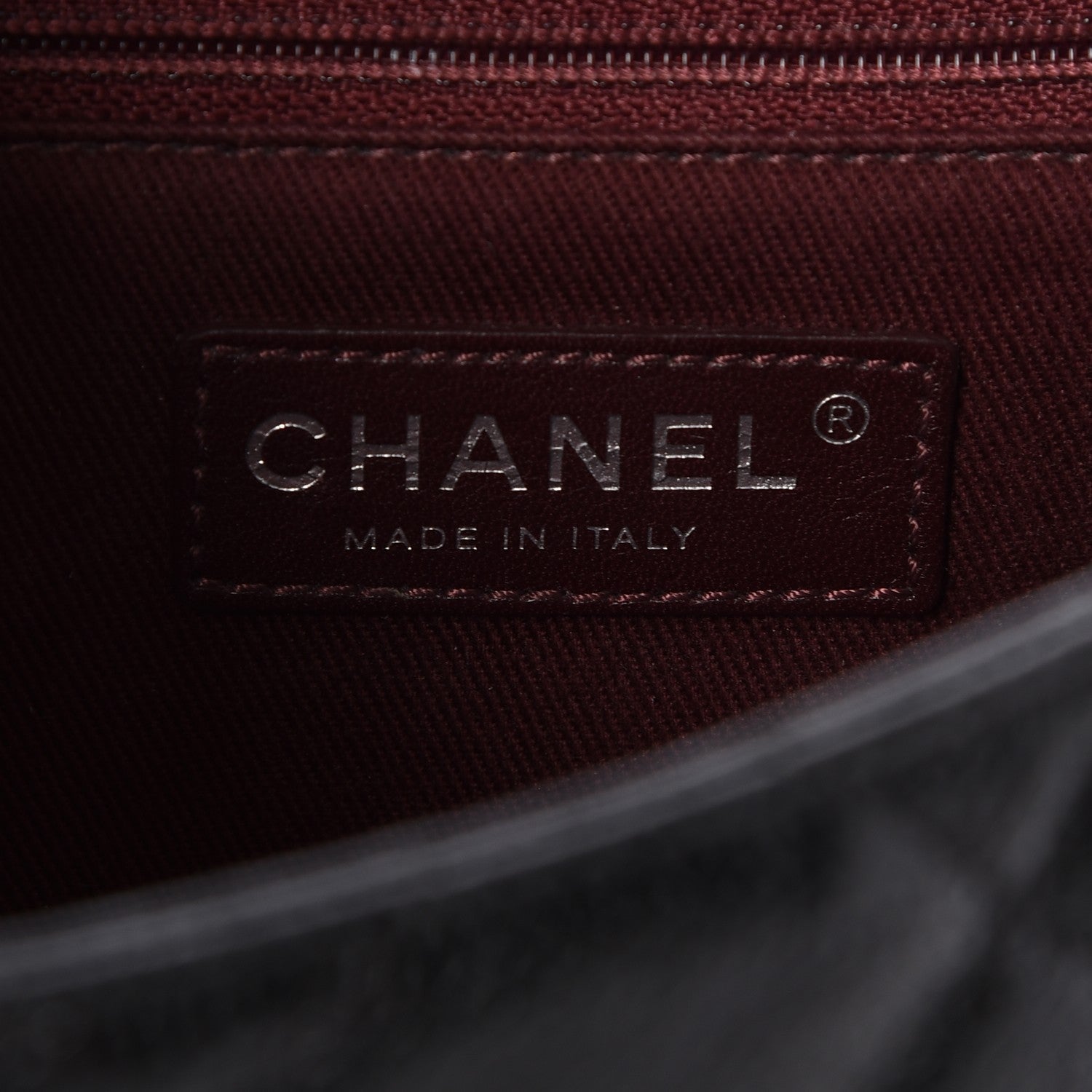 Chanel Crumpled Grained Calfskin Medium CC Crave Flap Black 6 of 8