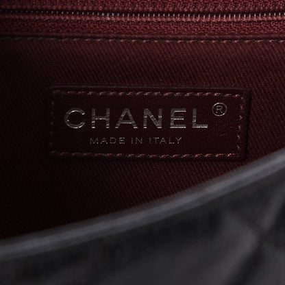 Chanel Crumpled Grained Calfskin Medium CC Crave Flap Black 6 of 8