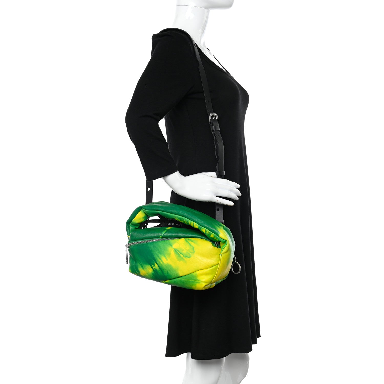 Off-White Padded Calfskin Tie-Dyed Pump 24 Tote Green Multicolor 2 of 12