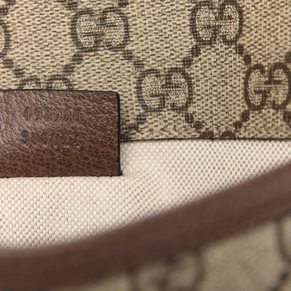 Gucci GG Supreme Monogram Neo Vintage Web Belt Bag Brown 10 of 11