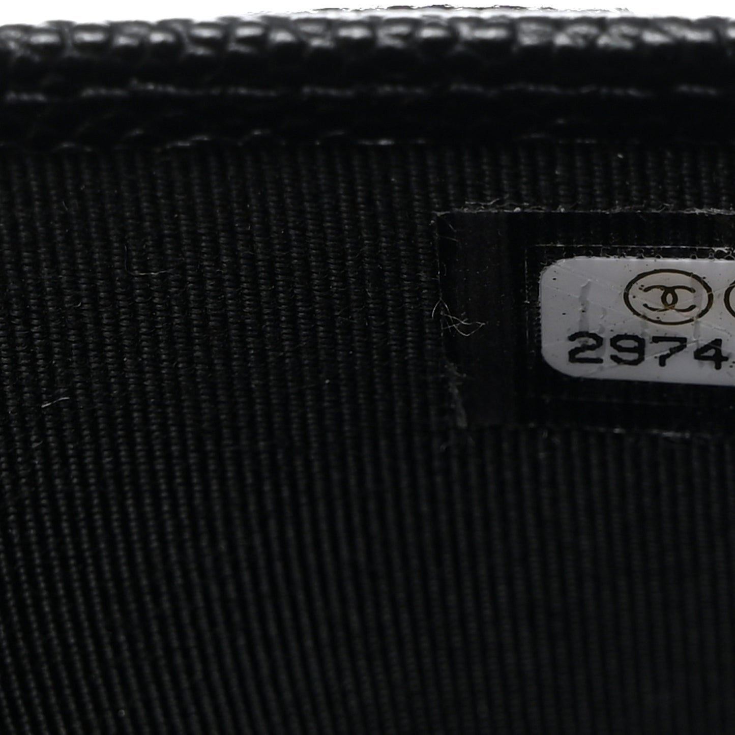 Caviar Quilted Medium Gusset Flap Wallet Black