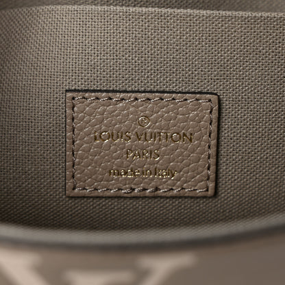 Louis Vuitton Empreinte Monogram Giant Felicie Pochette Tourterelle Creme 7 of 9