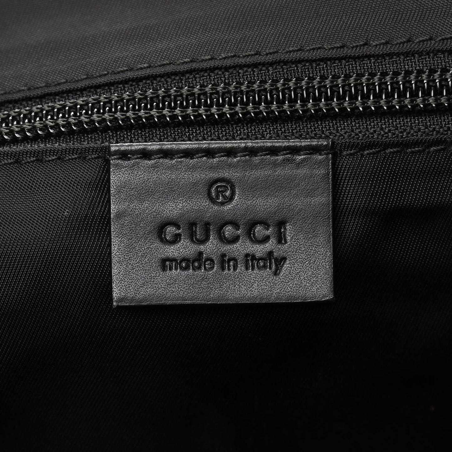 GG Supreme Monogram Calfskin Web Medium Flat Messenger Bag Beige Ebony Black
