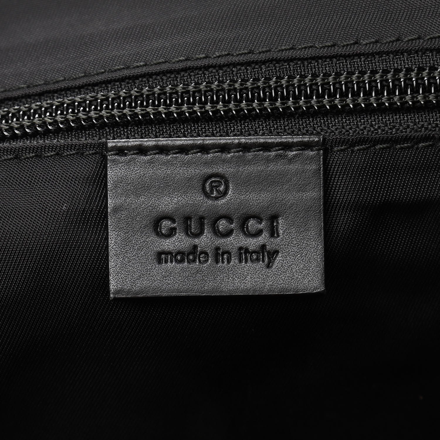 Gucci GG Supreme Monogram Calfskin Web Medium Flat Messenger Bag Beige Ebony Black 6 of 11