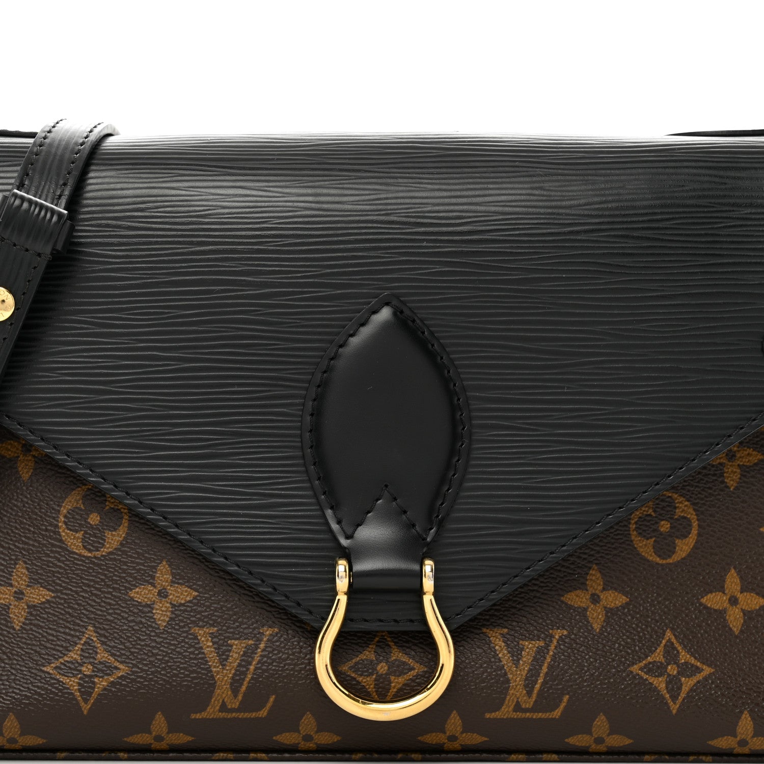 Louis Vuitton Epi Monogram Saint Michel Black 5 of 13