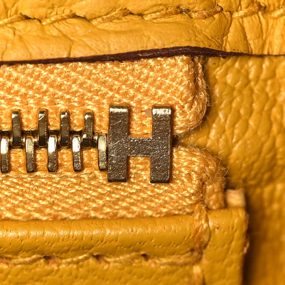 Hermes Taurillon Clemence Kelly Retourne 28 Jaune Ambre 22 of 42