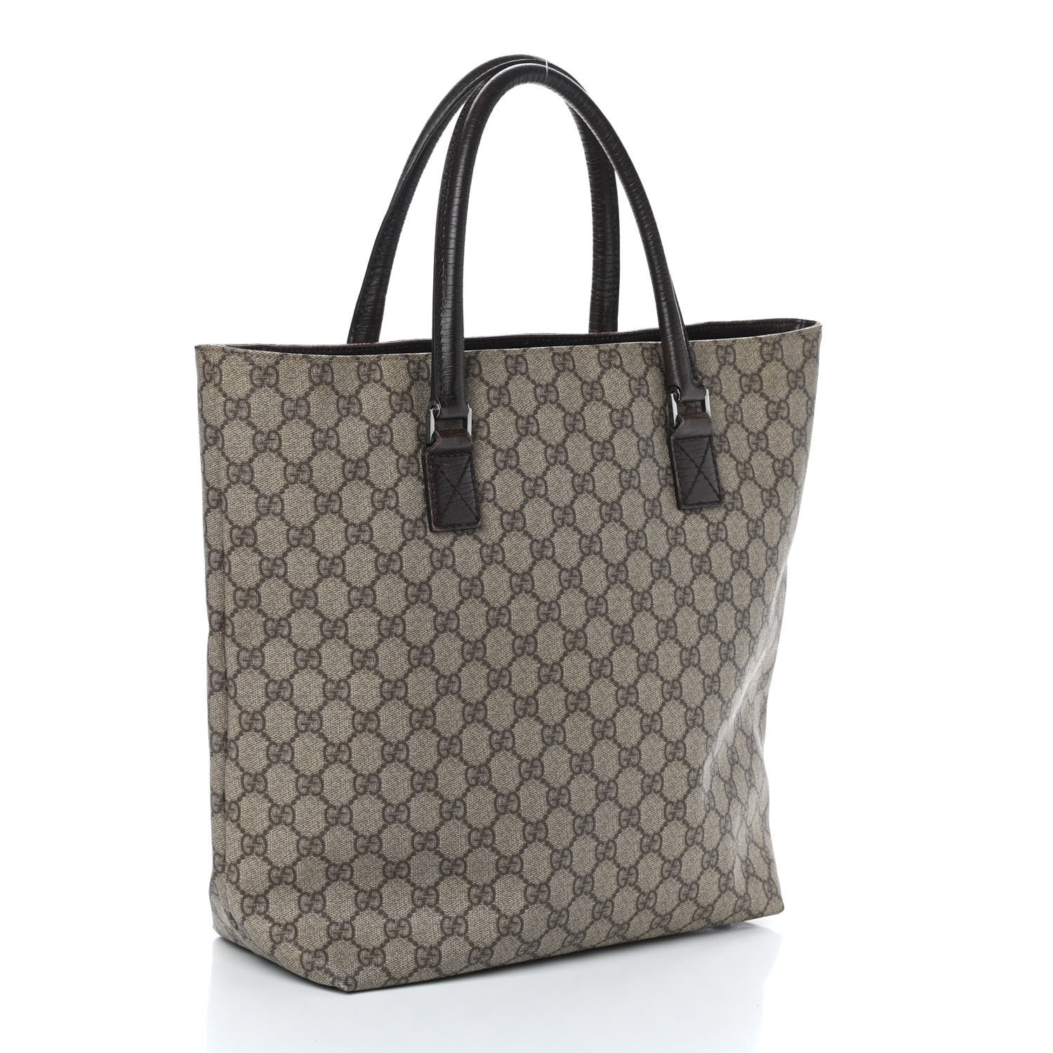 Gucci GG Plus Monogram Small Vertical Tote Dark Brown 2 of 8