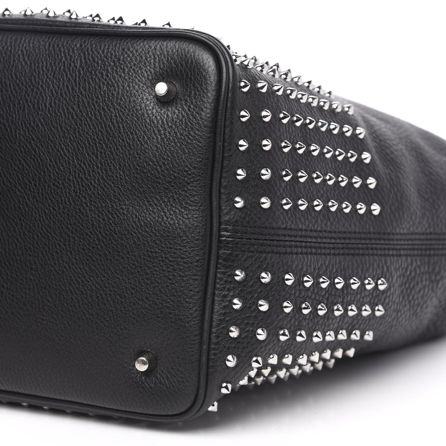 Calfskin Studded Medium Susanna Hobo Black