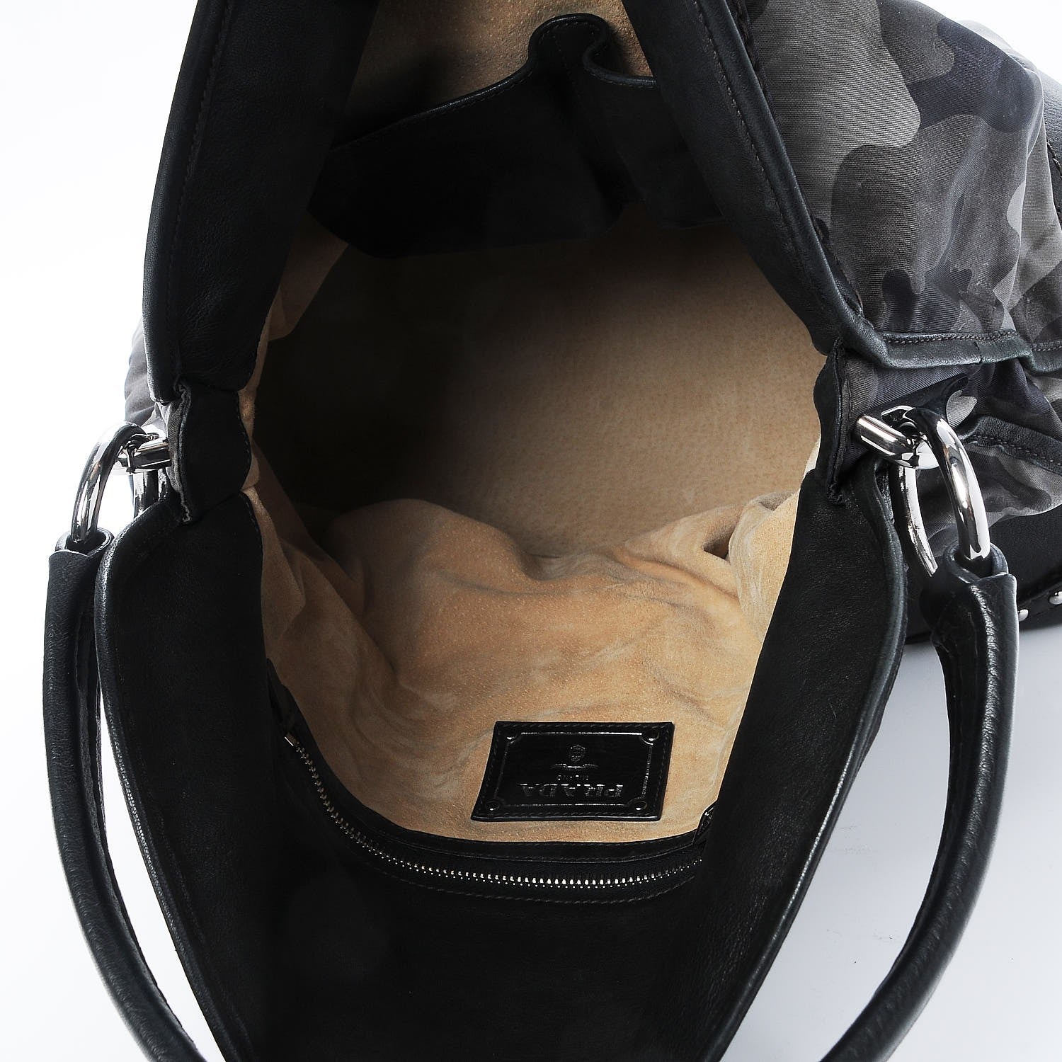 Prada Tessuto Camouflage Flap Shoulder Bag Fumo 5 of 8