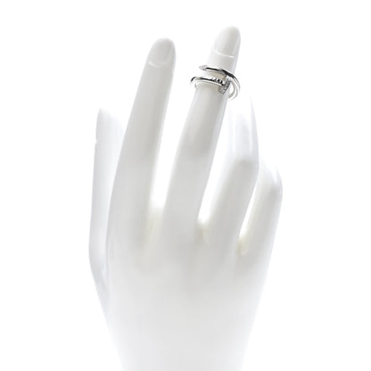 Cartier 18K White Gold Diamond Juste Un Clou Ring 46 3.75 2 of 6